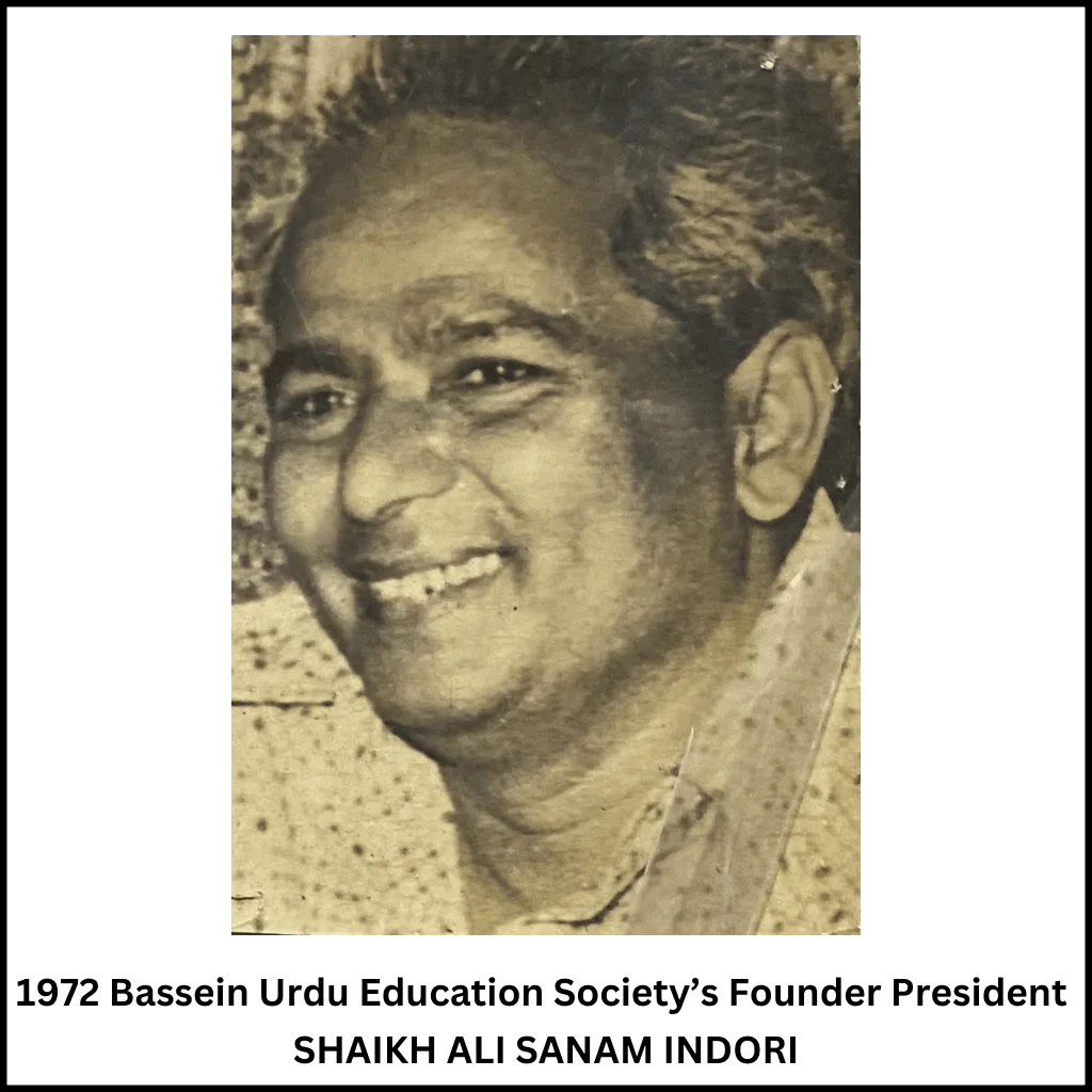 Founder President Late Shaikh Ali Sanam Indori